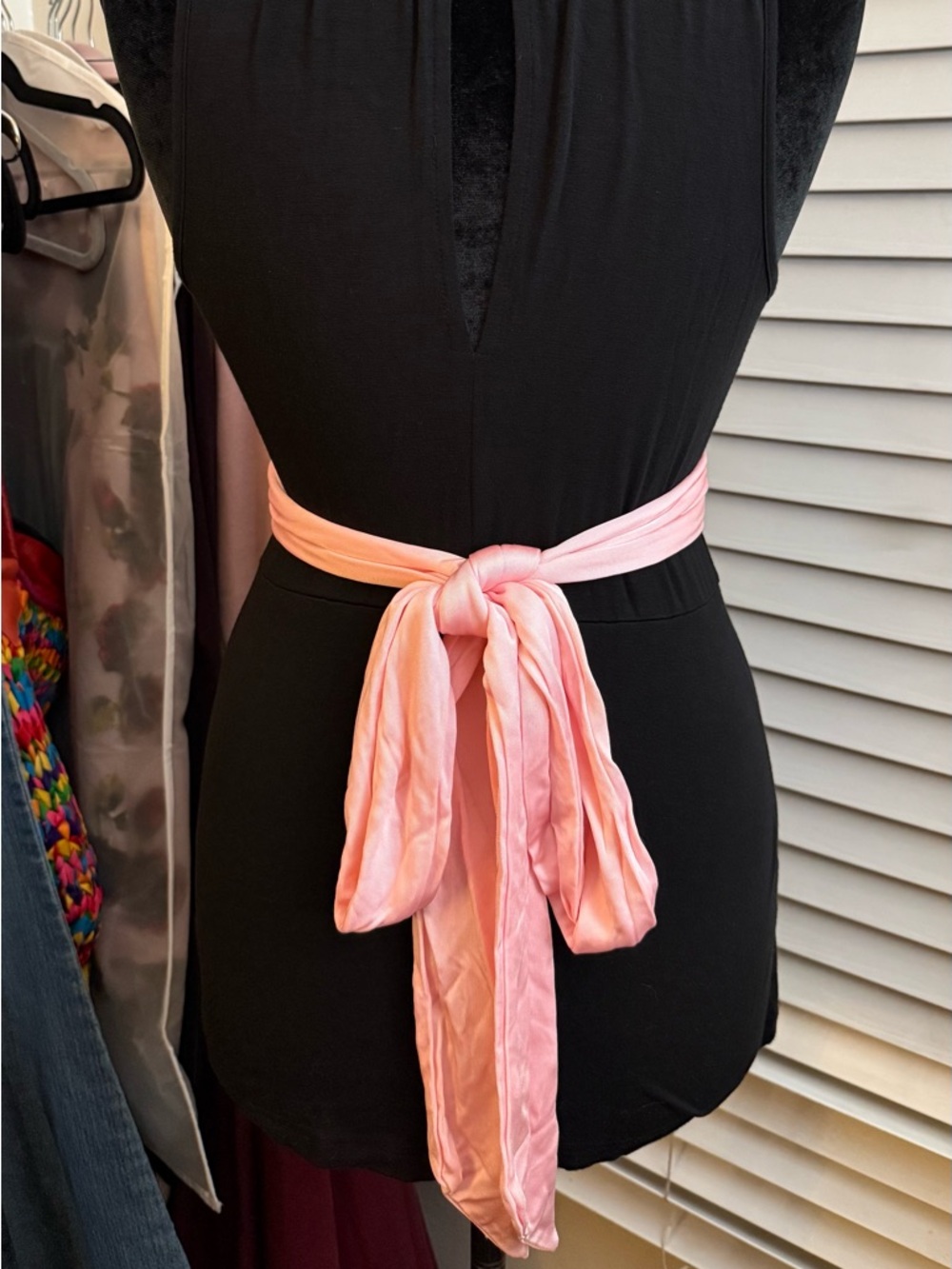 Y2K Moda International Babydoll Tie Top - Picture 5 of 7